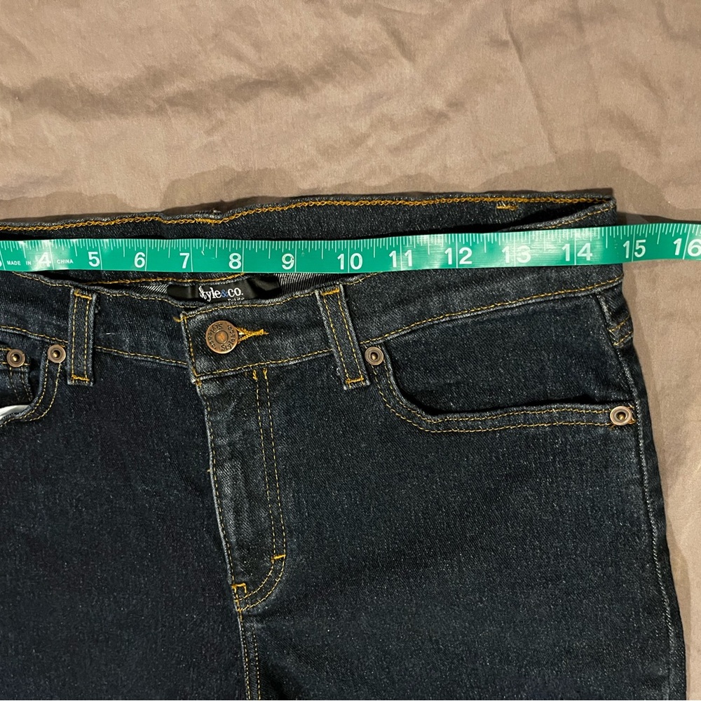 Style & Co. Women's Dark Blue Jeans - Picture 6 of 8